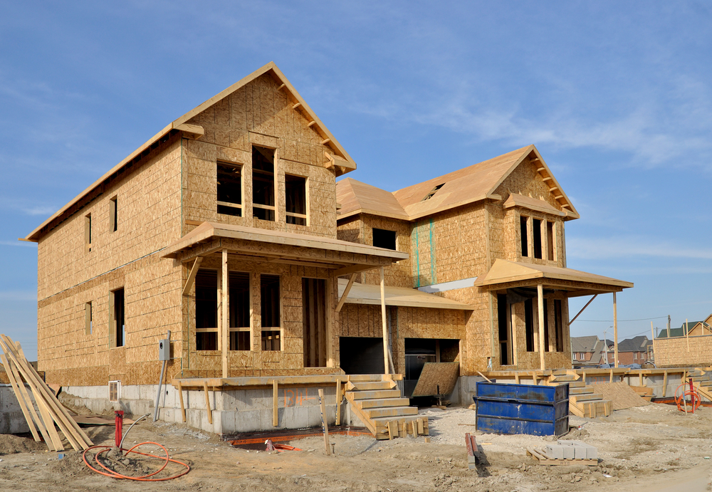 new home construction project in Ottawa, Ontario